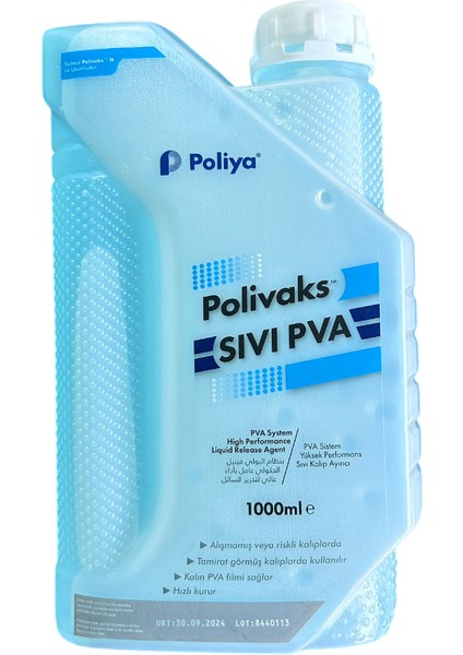 Polivaks Sıvı Kalıp Ayırıcı - 1 Lt