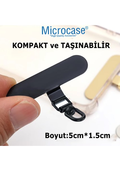 360 Döner Başlıklı Telefon İp Askılıklar İçin Paslanmaz Çelik Tutacak Bağlantı Parçası-AL4926 indirimleri