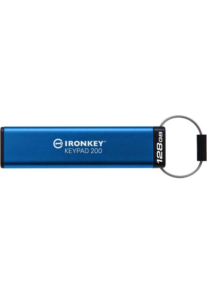 Ironkey 128GB Keypad 200, Fıps 140-3 Taşınabilir Type-C Bellek - IKKP200C/128GB