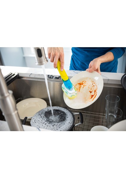 Dish Daddy Deterjan Hazneli Bulaşık Süngeri̇