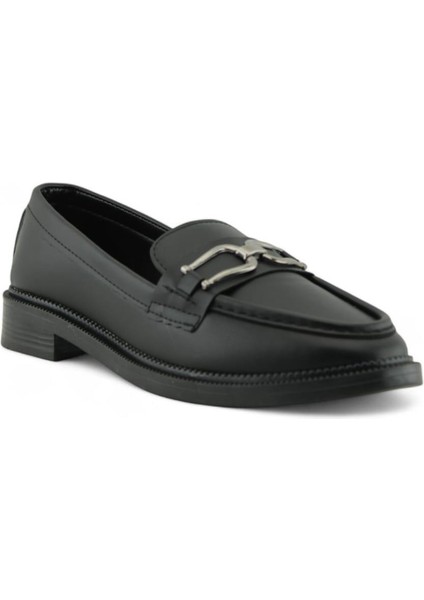Kadın Loafer Makosen Casual Tokalı Günlük Ayakkabı