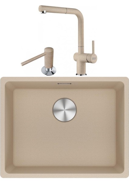 Maris Mrg 210/110-52 Avena Granit Evye Active Plus Doccia 2.0 Batarya Comfort Sıvı Sabunluk Set