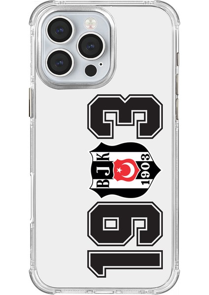 Apple iPhone 16 Pro Max Beşiktaş 1903 Şeffaf Telefon Kılıfı
