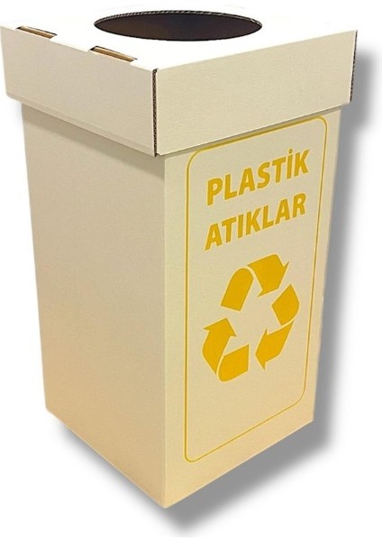 Plastik Atık Kutusu 36 x 36 x 70 cm