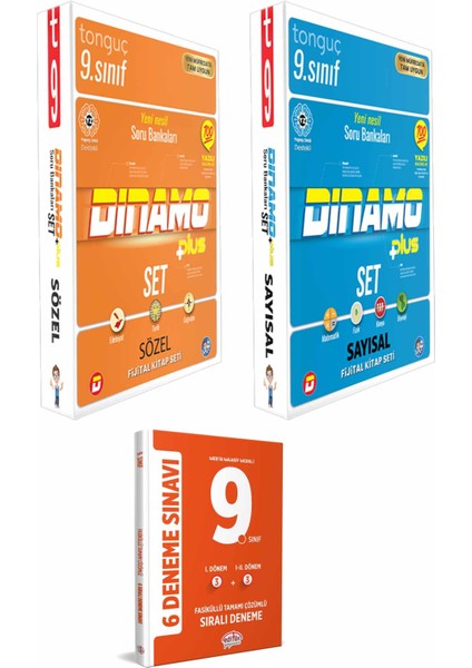 9. Sınıf Dinamo Sayısal ve Sözel Set + 9. Sınıf Deneme Sınav Seti