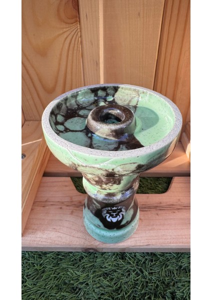 Phunnel Tek Delikli Nargile Lülesi / Alacalı Yeşil fiyatları