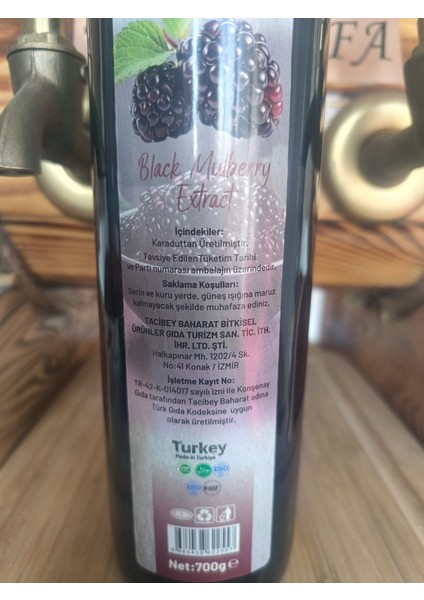 Karadut ÖZÜ (AğızYaralarıveKansızlıkİçin) 700GR