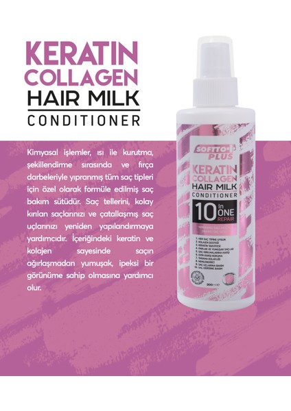 Keratin ve Saç Sütü 250 ml