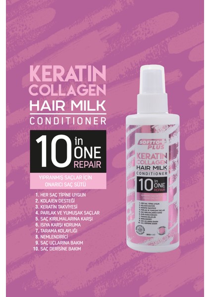 Keratin ve Saç Sütü 250 ml