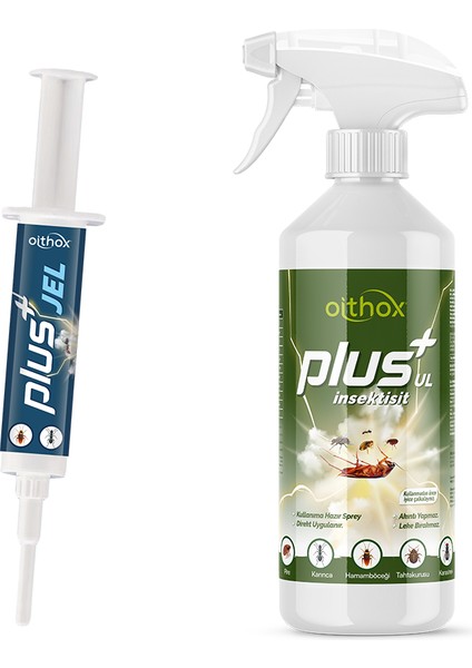 Plus 5 gr Hamam Böceği ve Karınca Jeli + Ul 500 ml Haşere Ilacı