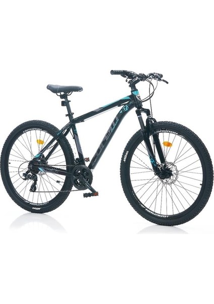 Felix 2.3 Erkek Dağ Bisikleti 460H Md 29 Jant 24 Vites Siyah Turkuaz Gri