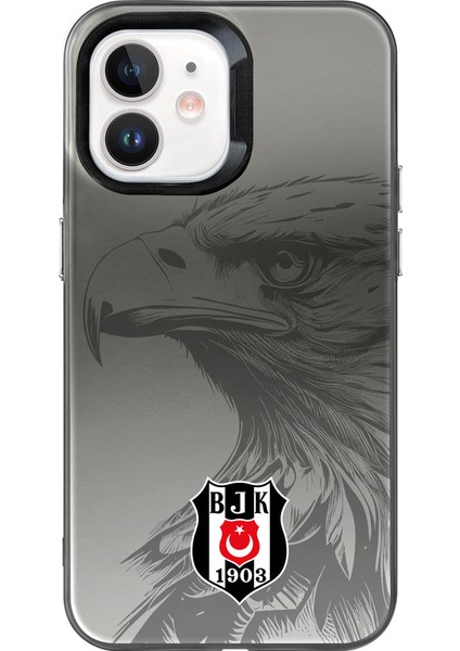 Apple iPhone 12 Beşiktaş Kartal Logo Telefon Kılıfı