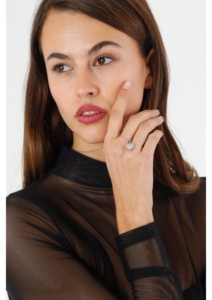 Luxury Jewellery Zirconia Aşk Kalbi 42 cm 9mm Büyük Kalp Taşlı Ilave Tek Taşlı çelik kolye fırsatları