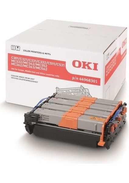 Okı 44968301 Drum / C301, C321, C331, C332, C511, C531, MC352, MC362, MC363, MC562, MC342 / 30000 Sayfa
