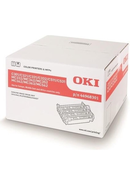 Okı 44968301 Drum / C301, C321, C331, C332, C511, C531, MC352, MC362, MC363, MC562, MC342 / 30000 Sayfa