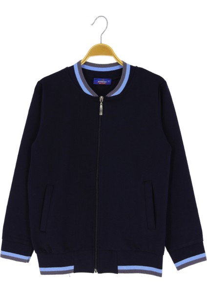 Erkek Çocuk Okul Hırkası 10 İplik Kumaş Atletik Kalıp Şık Tasarım