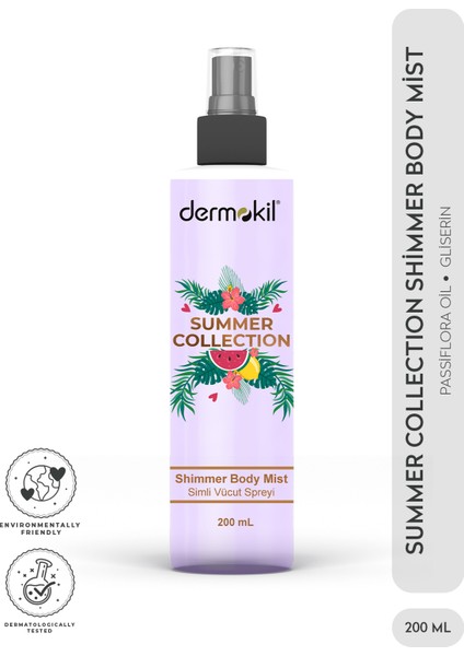 Summer Collectıon Shimmer Body Mist 200 ml