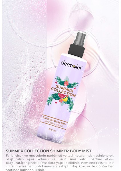 Summer Collectıon Shimmer Body Mist 200 ml