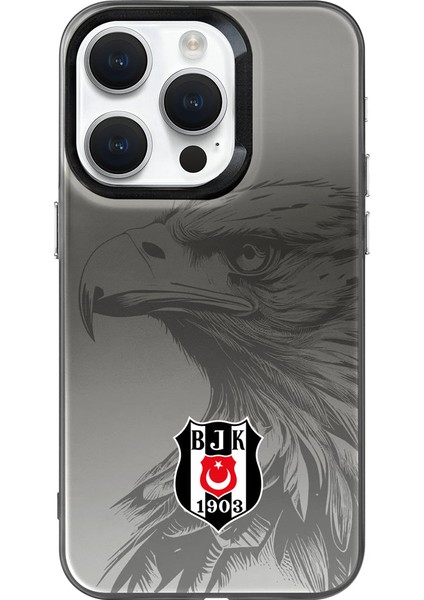 Apple iPhone 15 Pro Beşiktaş Kartal Logo Telefon Kılıfı