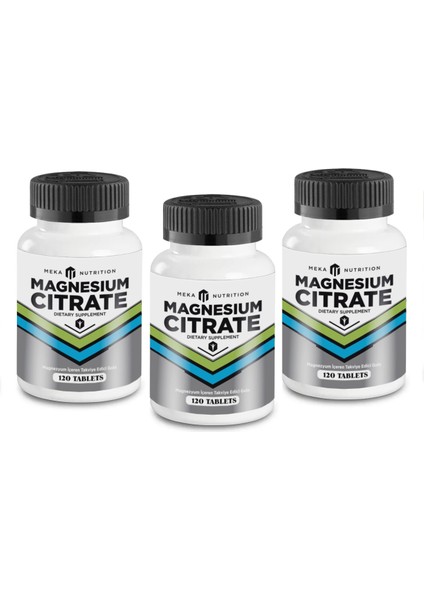 Magnezyum Sitrat ( Magnesium Citrate ) 120 Tablet 3 Kutu
