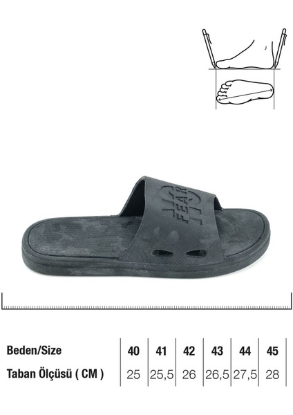 Yazlık Erkek No Fear Airblow Islak Zemine Uygun Günlük Ev Bahçe Havuz Terlik fiyatları