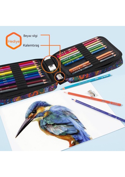 H&b 72 Renkli Yağ Bazlı Renkli Kalem Seti (Yurt Dışından) fiyatları