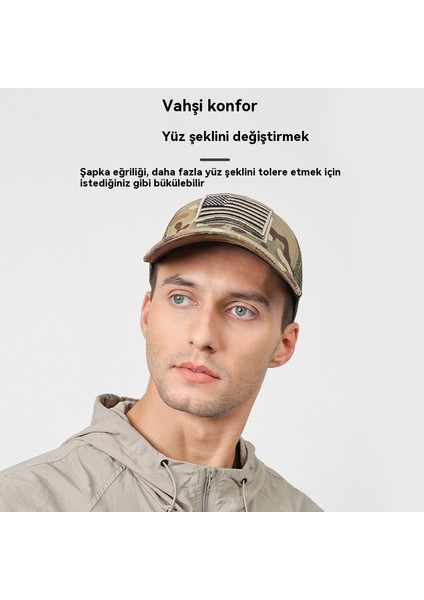Kişiselleştirilmiş Yazlık Erkek Beyzbol Fileli Dış Mekan Sivri Uçlu Şapka (Yurt Dışından) indirimleri