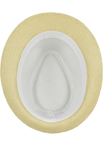 Gündelik Moda Silindir Şapka Erkek Hasır Şapka Güneş Şapkası (Yurt Dışından) indirimleri