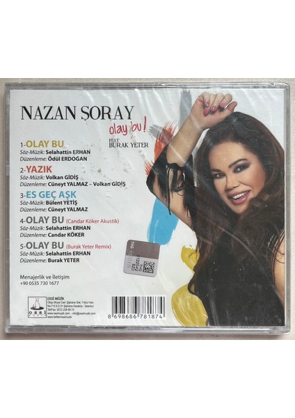 Nazan Şoray Feat Burak Yeter - Olay Bu (Jelatininde Sıfır Orjnal Dönem Baskı Cd)