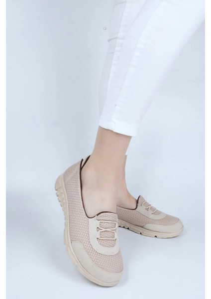 Kadın Fileli Rahat Memory Taban Bağlı Sneaker fiyatları