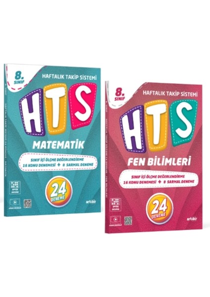 Lgs 8.sınıf Hts Matematik - Fen Bilimleri Haftalık Takip Sistemi 24 Deneme