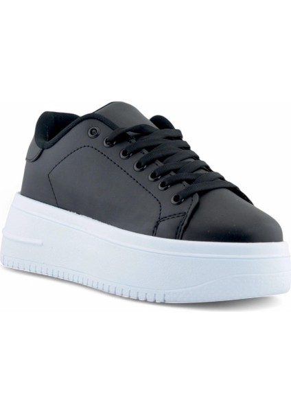 Yüksek Taban Düz Rahat Sneaker Spor Ayakkabı