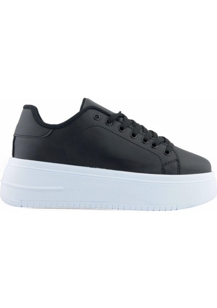 Yüksek Taban Düz Rahat Sneaker Spor Ayakkabı