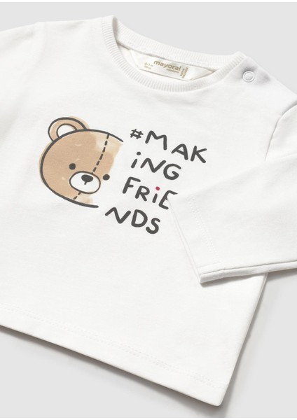 Erkek Bebek Baskılı Sweatshirt modelleri