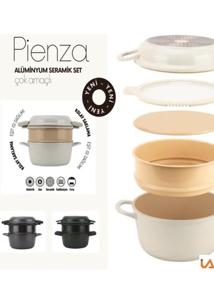 Pienza Alüminyum Tencere Set