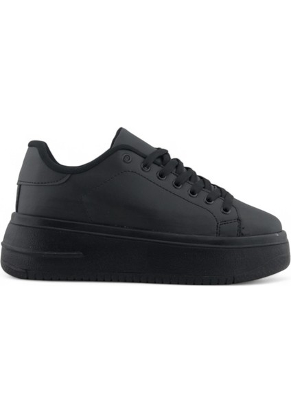 Yüksek Taban Düz Rahat Sneaker Spor Ayakkabı