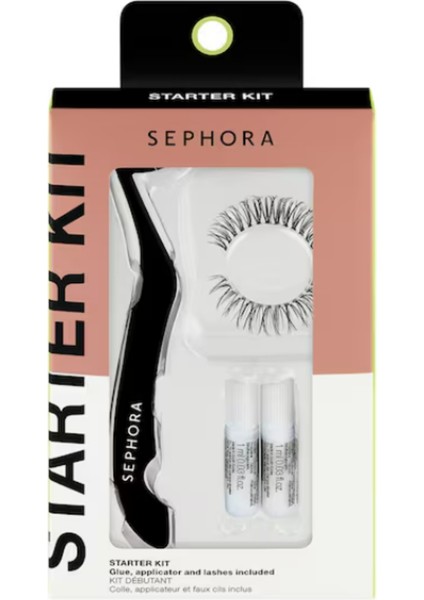 Natural Effect False Lashes Starter Kit - Takma Kirpik Kiti