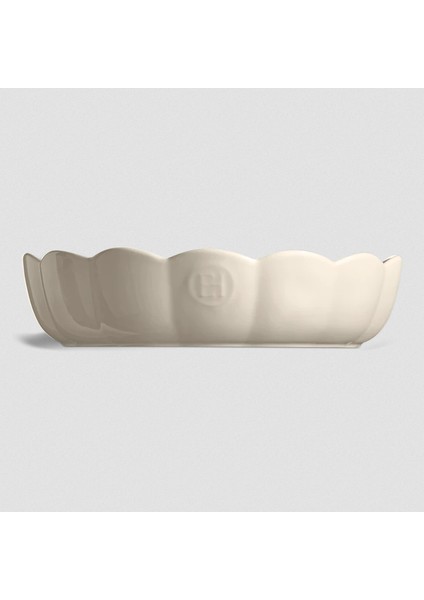 Madeleine Fırın Kabı Yuvarlak 27 Cm Ekru