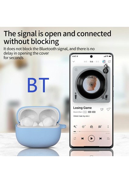 Xiaomi Redmi Buds 6 Pro Için Bluetooth Kulaklık Silikon Kılıf, Karabina ile (Yurt Dışından) fiyatları