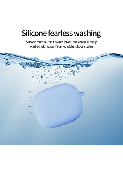 Xiaomi Redmi Buds 6 Pro Için Bluetooth Kulaklık Silikon Kılıf, Karabina ile (Yurt Dışından) modelleri