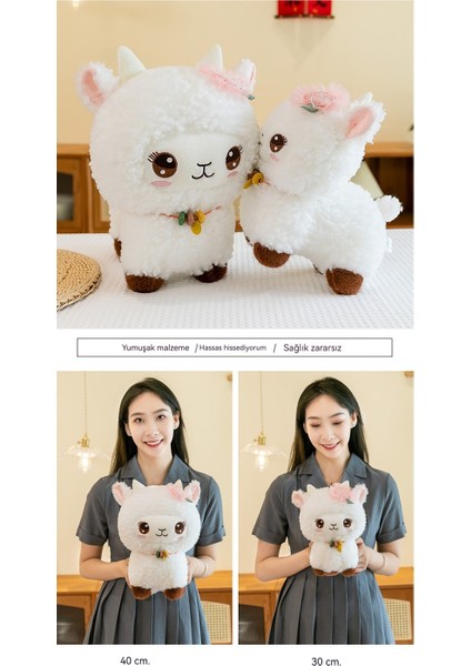 30CM Lele Koyun Peluş Oyuncak Kız Kalp Kuzu (Yurt Dışından)