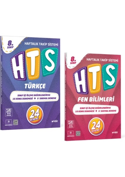 Lgs 8.sınıf Hts Türkçe - Fen Bilimleri Haftalık Takip Sistemi 24 Deneme