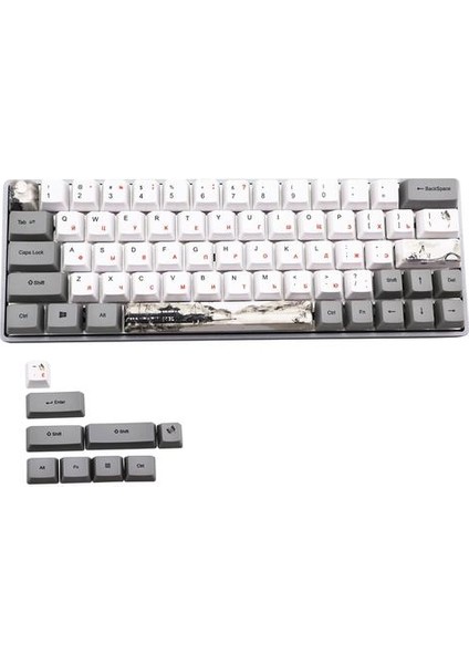 Rus Karakter Subbed Pbt Oem Kemik Klever Kederi Keyika KEYFAZ/ALT61/POKER GK61 GK64 DZ60 (Yurt Dışından)