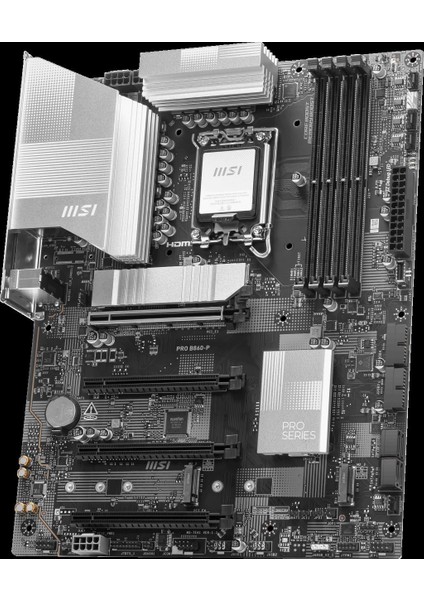 Msı Pro B860-P Soket 1851 Ddr5 8600MHZ(OC) 3xm.2 1x Tb4 HDMI Dısplay 5g Lan Atx