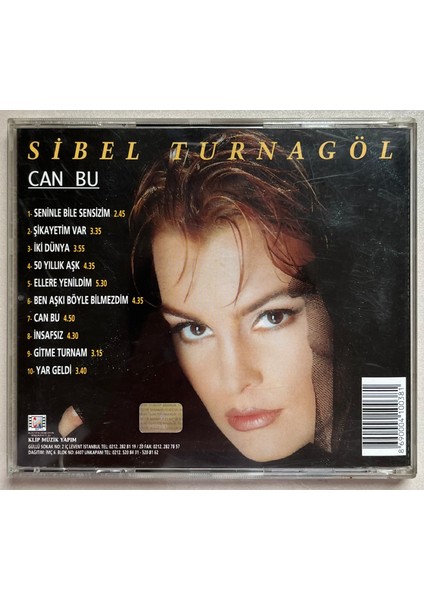Sibel Turnagöl - Can Bu (Orjnal 1999 Dönem Baskı Cd) fiyatları