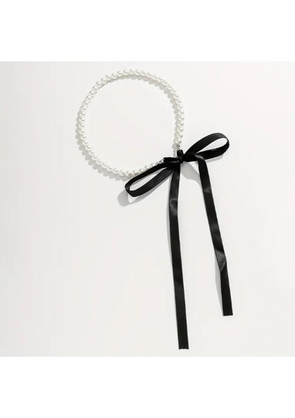 Kadın Kurdelalı Inci Kolye modelleri