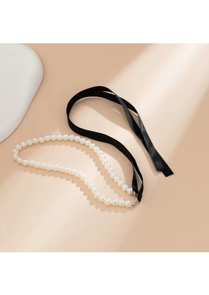 Kadın Kurdelalı Inci Kolye indirimleri