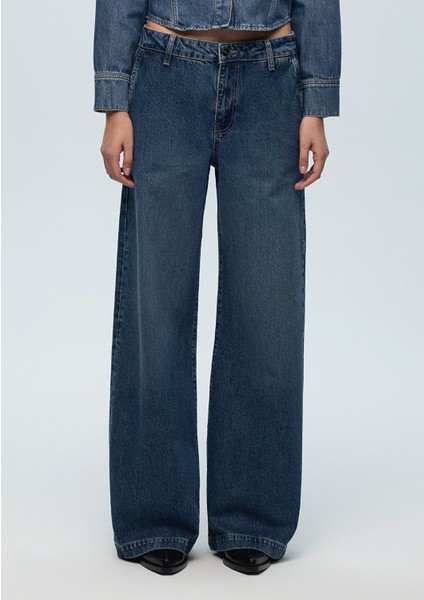 Karen Iconic Vintage Koyu Mavi Jean Pantolon 1010742-89118 indirimleri