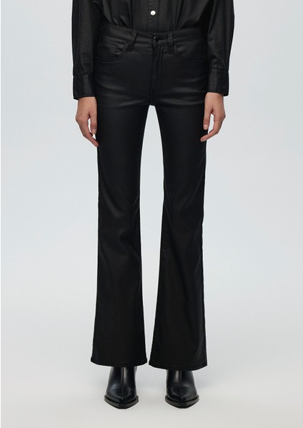 Maria Iconic Kaplamalı Siyah Jean PANTOLON101225-89121 modelleri