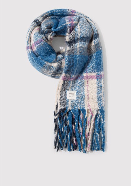 Püsküllü Kareli Atkı 1912810-28616 fiyatları